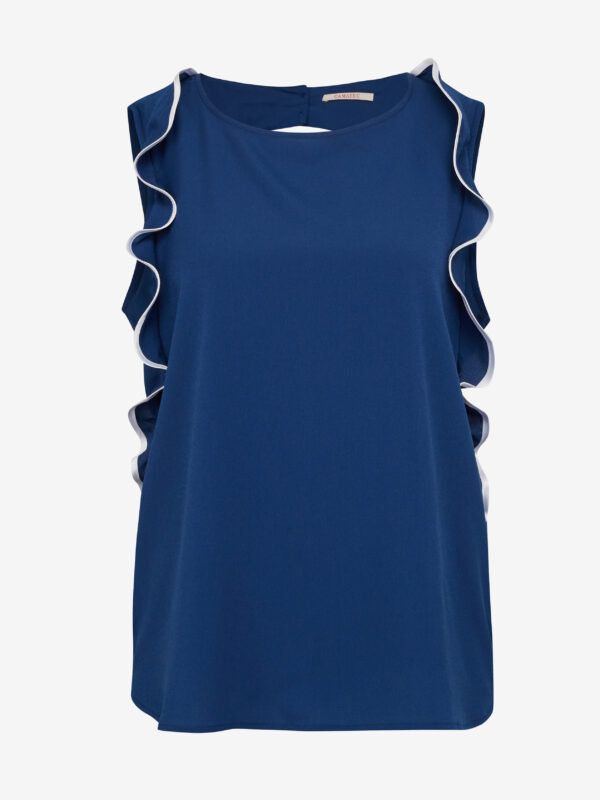 Blue women's blouse CAMAIEU