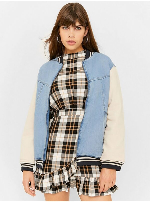 Blue women's denim bomber jacket TALLY WEiJL - Women