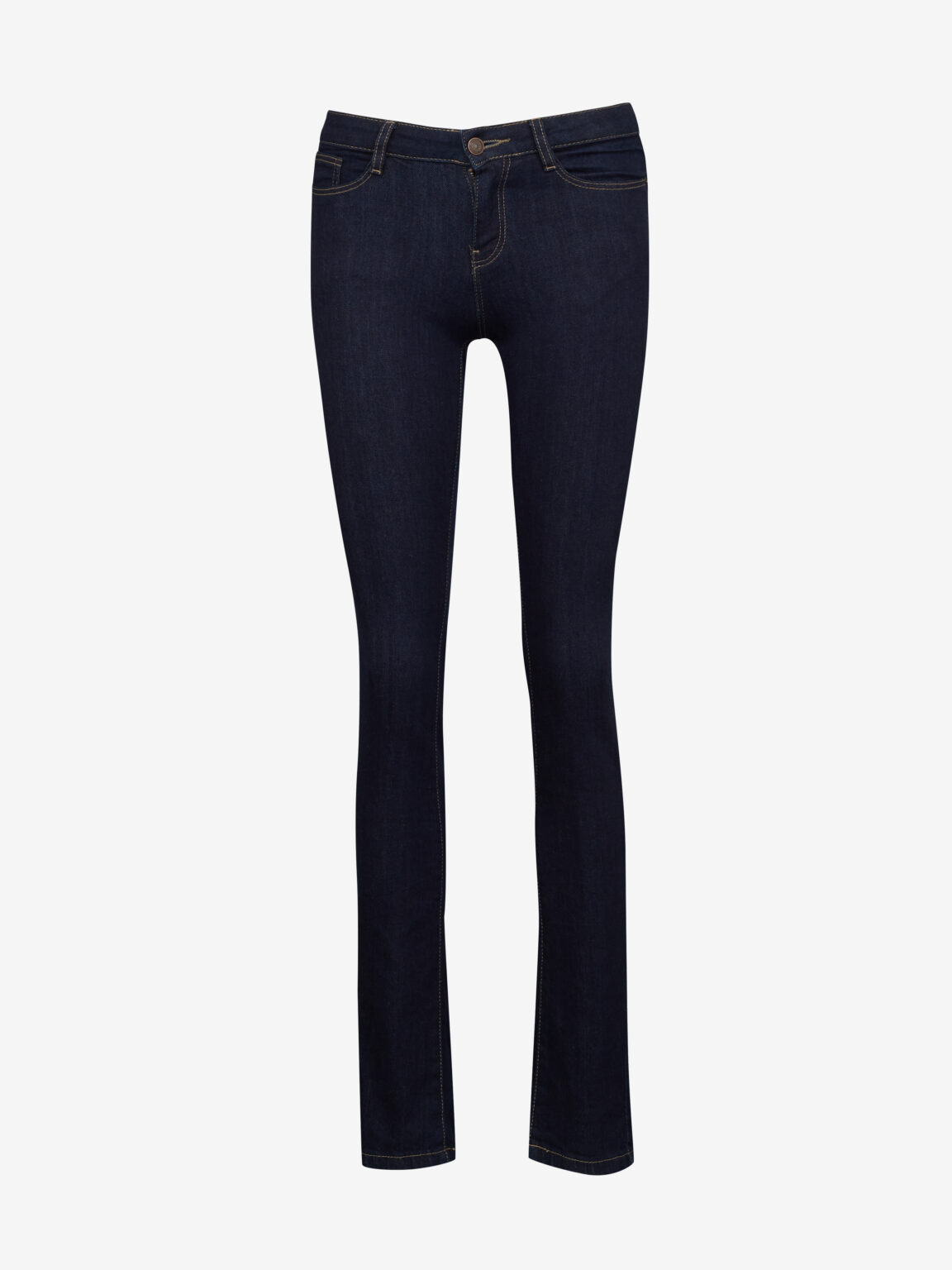 Blue women's denim leggings CAMAIEU