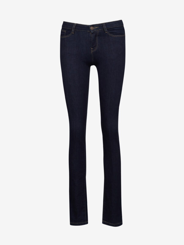 Blue women's denim leggings CAMAIEU