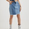 Blue women's denim skirt Noisy May Sofie