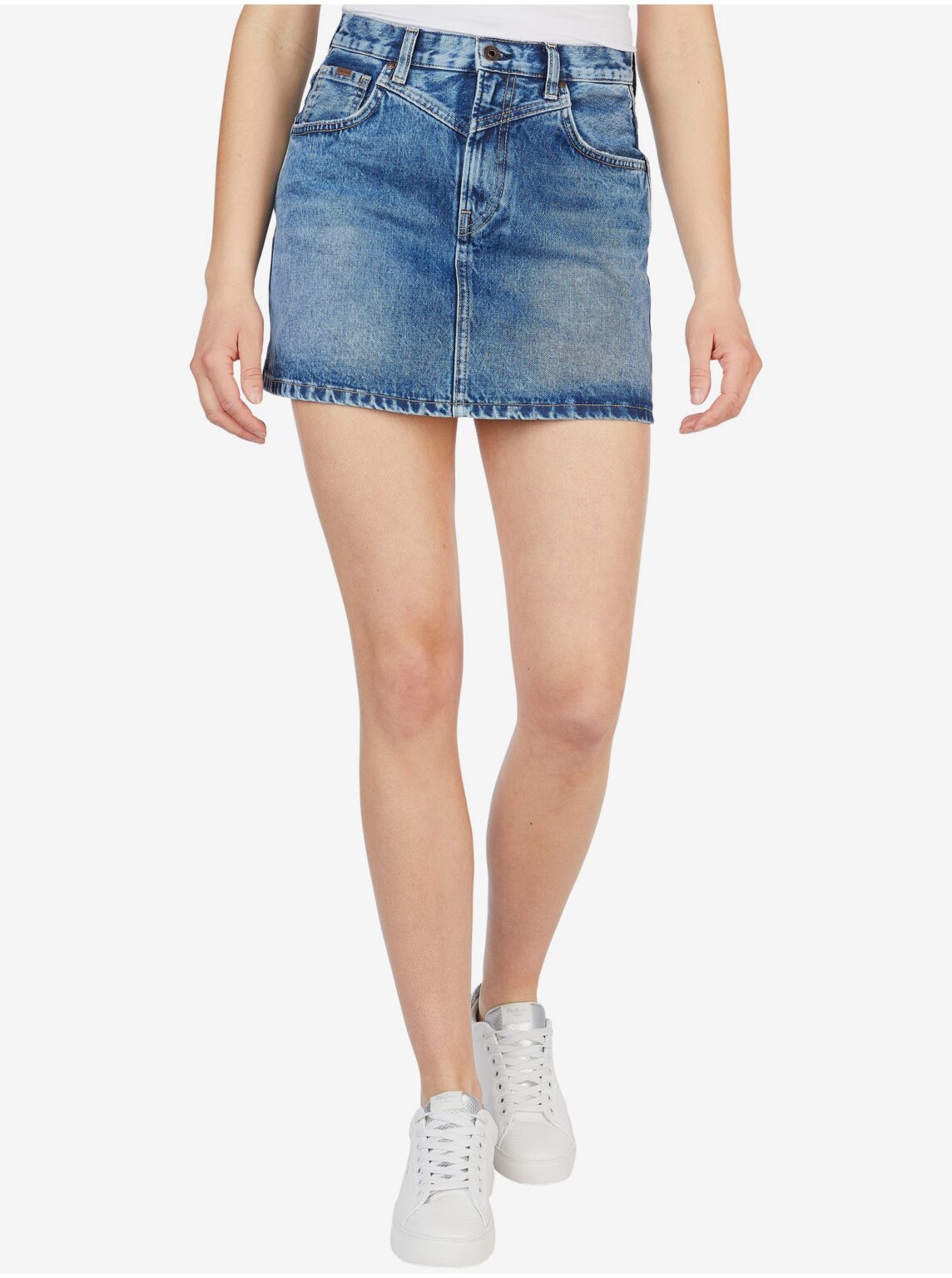 Blue women's denim skirt Pepe Jeans Rachel - Women's