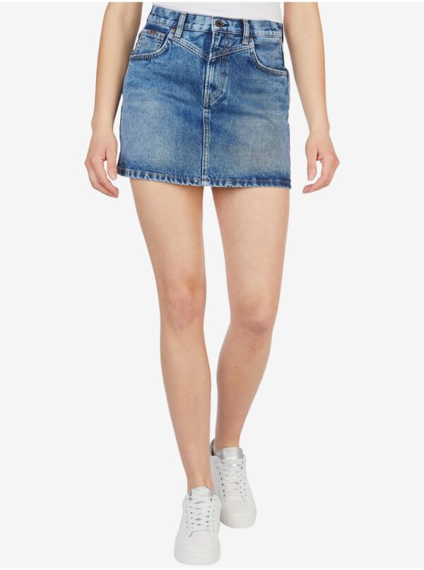 Blue women's denim skirt Pepe Jeans Rachel - Women's