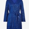 Blue women's dress VILA Viglitas Deep - Women