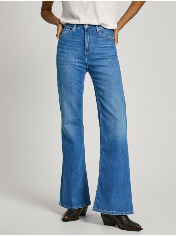 Blue women's flared fit jeans Pepe Jeans - Women