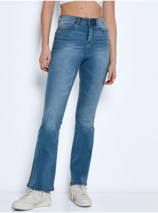 Blue women's flared jeans Noisy May Sallie - Women's