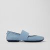Blue women's leather ballet flats Camper - Women