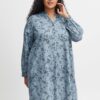 Blue women's patterned dress Fransa - Women's