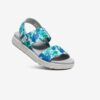 Blue women's patterned sandals Keen Elle - Women's