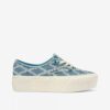 Blue women's platform sneakers VANS UA Authentic Stackform - Women's