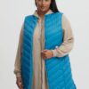 Blue women's quilted vest Fransa - Women's