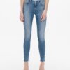 Blue women's skinny fit jeans with embroidered effect ONLY Blush - Women