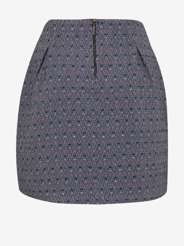 Blue women's skirt CAMAIEU