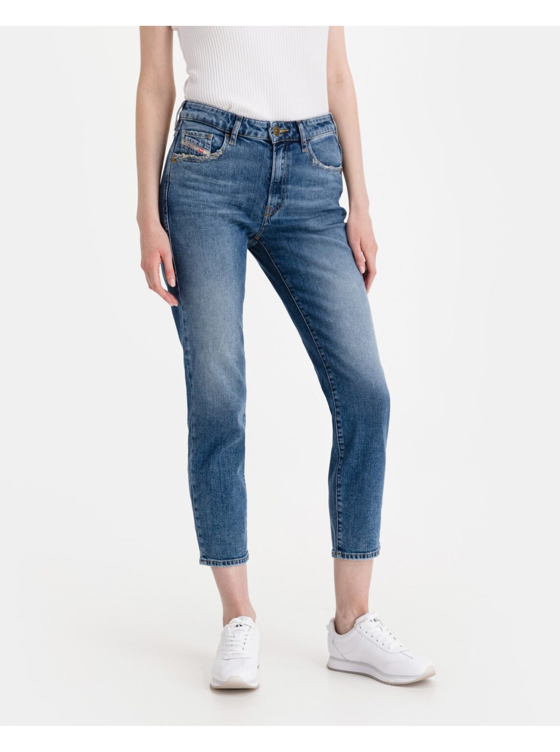 Blue women's slim fit jeans Diesel D-Joy - Men