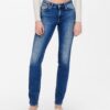 Blue women's slim fit jeans ONLY Eva - Women