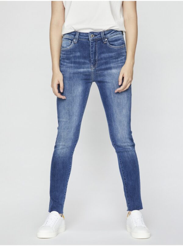 Blue women's slim fit jeans Pepe Jeans Dion - Women