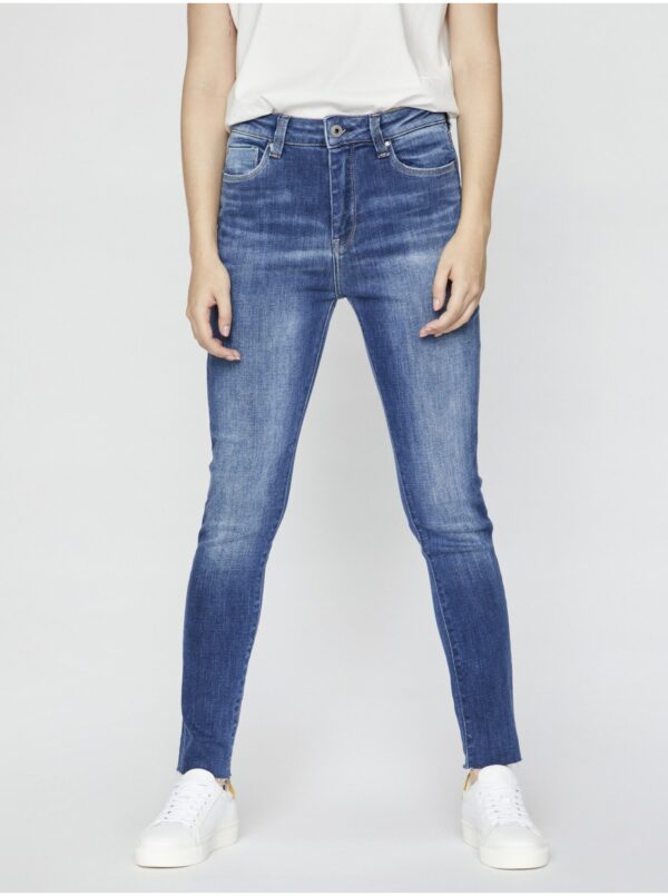 Blue women's slim fit jeans Pepe Jeans Dion - Women