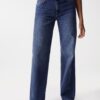 Blue women's straight fit jeans Salsa Jeans True - Women's