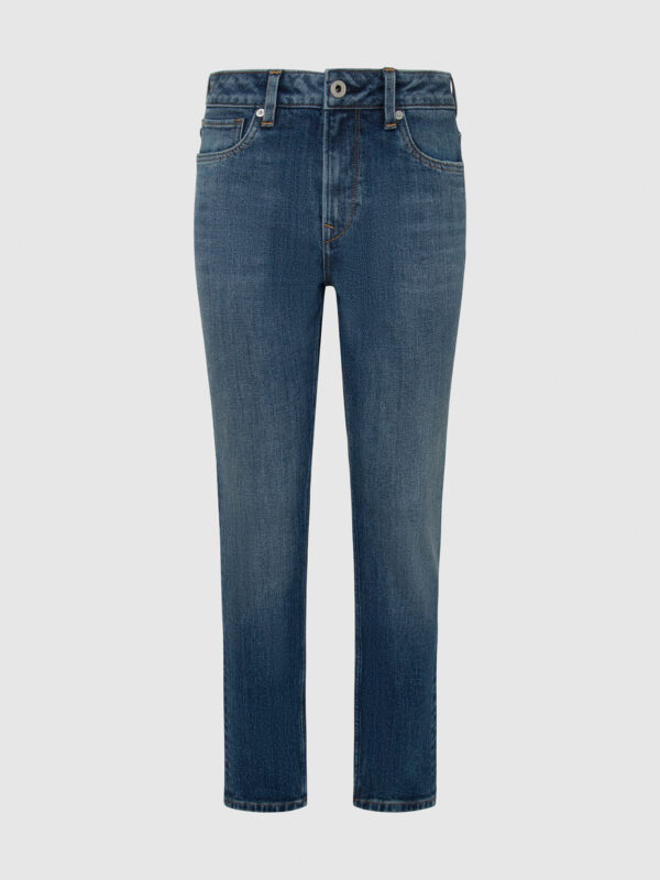 Blue women's tapered jeans Pepe Jeans