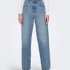 Blue women's wide jeans ONLY Dean - Women