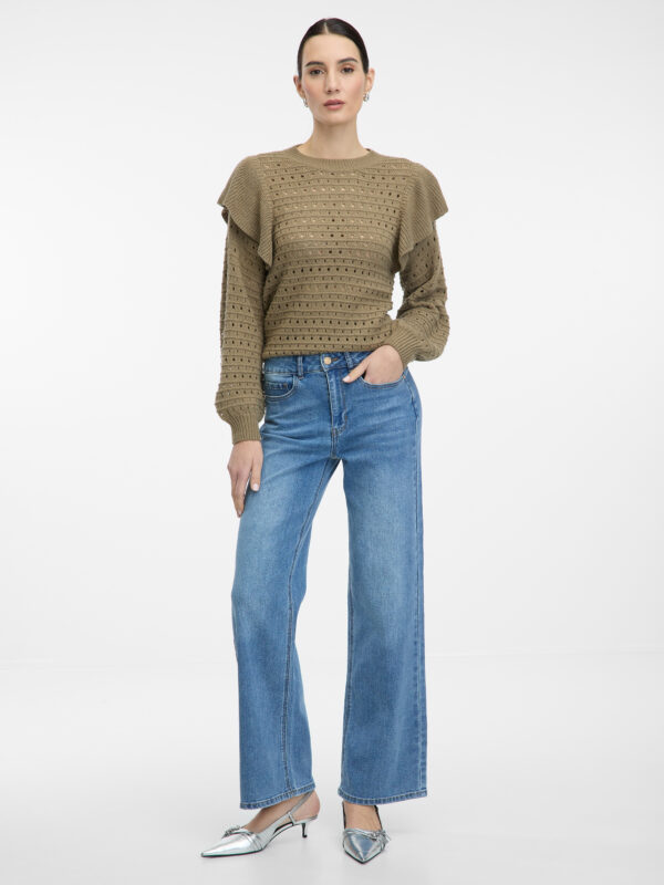 Blue women's wide leg jeans ORSAY - Women