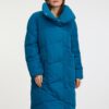 Blue women's winter quilted coat VILA Vipauli - Women