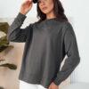 Bluza damska ERIAN grafitowa Dstreet