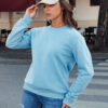 Bluza damska FASHION II jasnoniebieska Dstreet