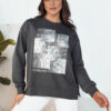 Bluza damska FEMMES grafitowa Dstreet