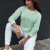 Bluza damska GLAMFLAIR jasnozielona Dstreet