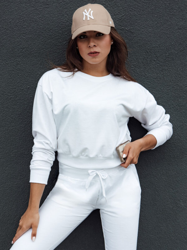 Bluza damska klasyczna CASUALVIBE biała Dstreet