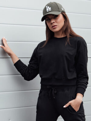 Bluza damska klasyczna CASUALVIBE czarna Dstreet