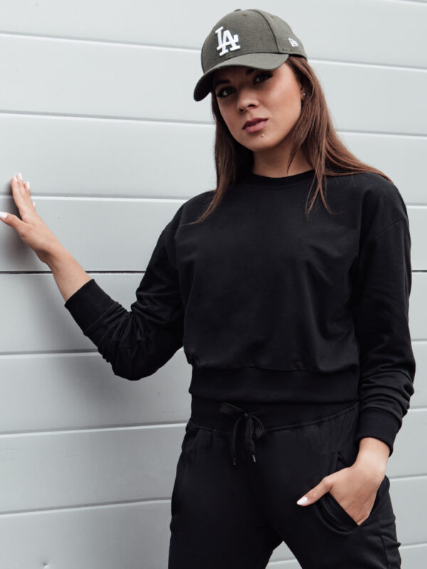 Bluza damska klasyczna CASUALVIBE czarna Dstreet