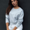 Bluza damska klasyczna CASUALVIBE jasnoszara Dstreet