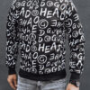 Bluza męska bez kaptura czarna Dstreet