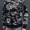 Bluza męska bez kaptura czarna Dstreet