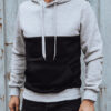 Bluza męska z kapturem jasnoszara Dstreet