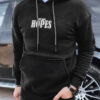 Bluza męska z nadrukiem czarna Dstreet