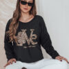 Bluzka damska one size LOVEGLOW ciemnoszara Dstreet