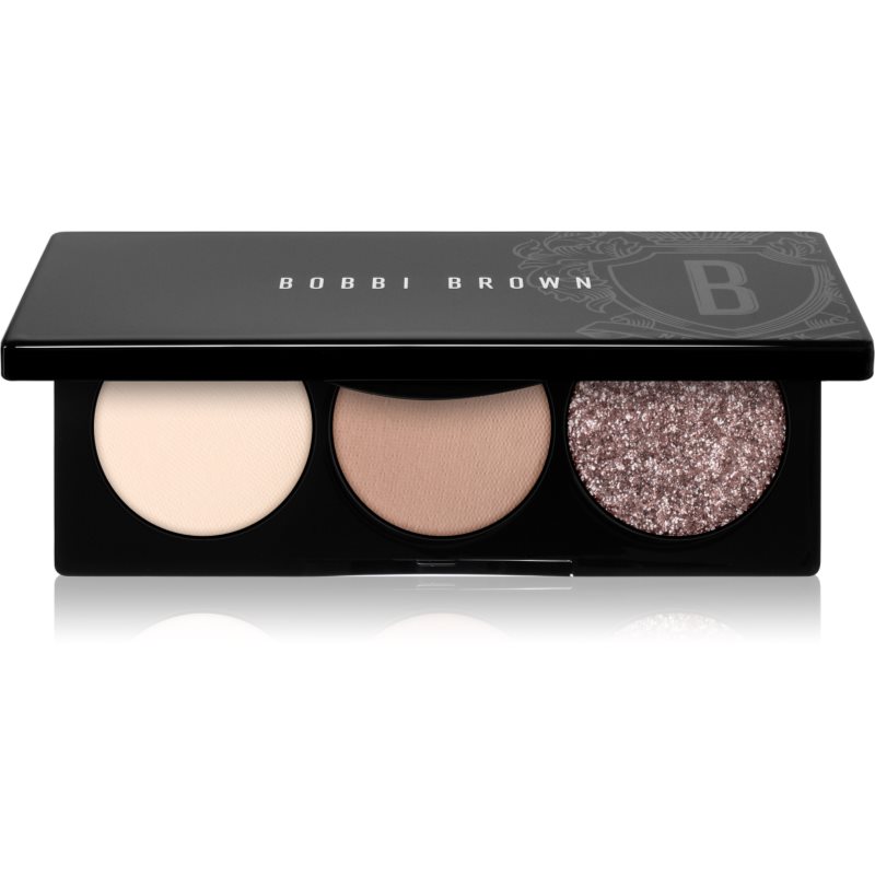 Bobbi Brown Essential Eye Shadow Trios szemhéjfesték paletta a tökéletes küllemért árnyalat Everyday Greys 4