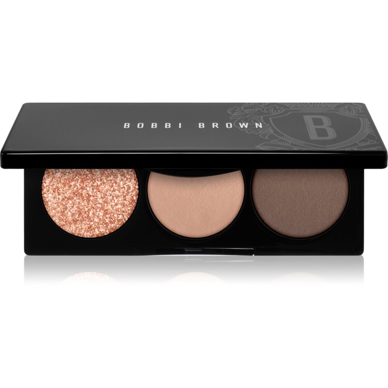 Bobbi Brown Essential Eye Shadow Trios szemhéjfesték paletta a tökéletes küllemért árnyalat Golden Hour 4