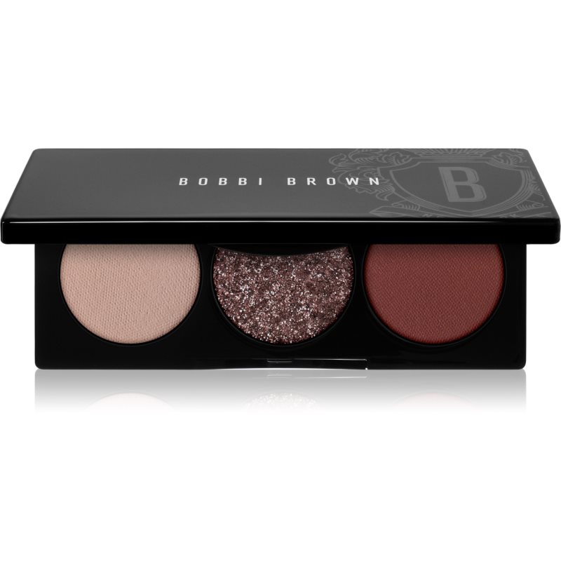 Bobbi Brown Essential Eye Shadow Trios szemhéjfesték paletta a tökéletes küllemért árnyalat Smokey Plum 4