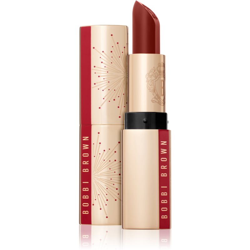 Bobbi Brown Holiday Luxe Lipstick Luxus rúzs hidratáló hatással árnyalat Claret 3