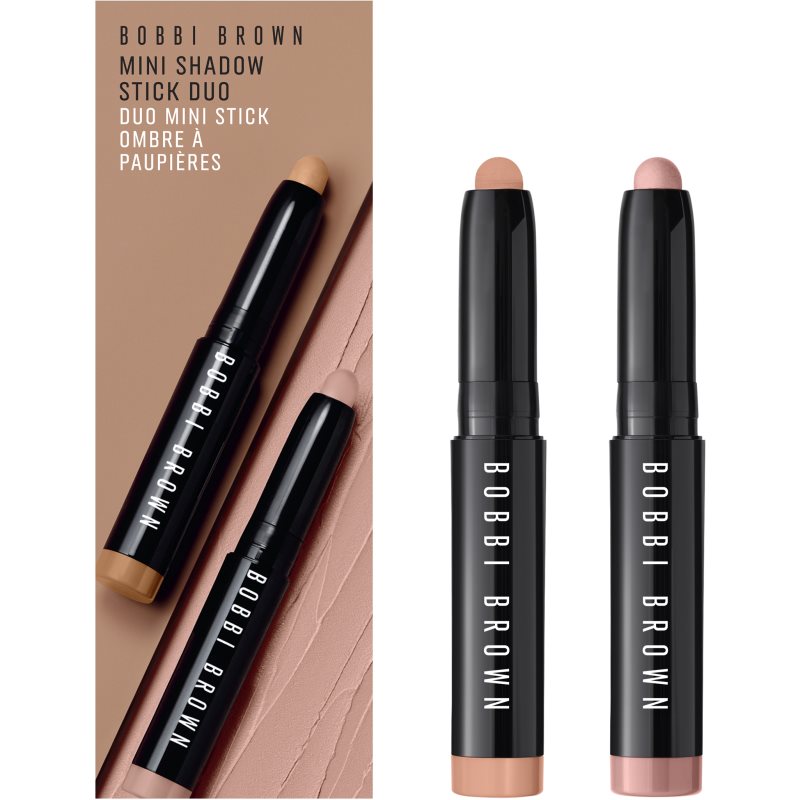 Bobbi Brown Promotional Flex Sets Mini Long-wear Cream Shadow Stick Duo​ ajándékszett a szem köré árnyalat Toast/Antique Rose​