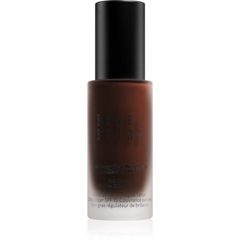 Bobbi Brown Skin Long-Wear Weightless Foundation tartós alapozó SPF 15 árnyalat EspressoN-112 30 ml
