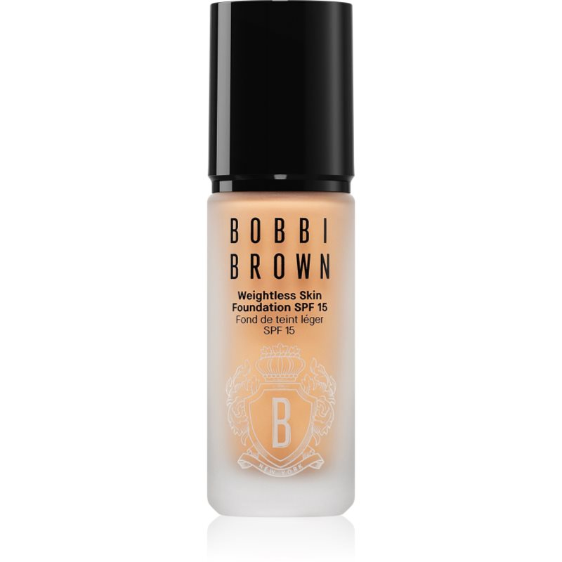 Bobbi Brown Weightless Skin Foundation SPF 15 Mini tartós matt alapozó hidratáló hatással árnyalat Honey 13 ml-Ár