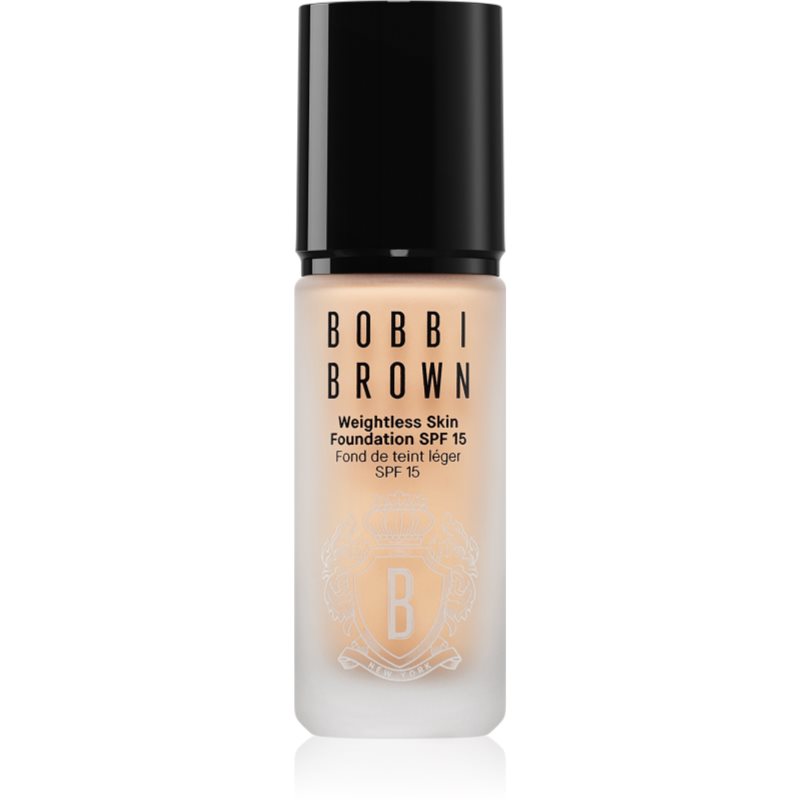 Bobbi Brown Weightless Skin Foundation SPF 15 Mini tartós matt alapozó hidratáló hatással árnyalat Natural Tan 13 ml-Ár