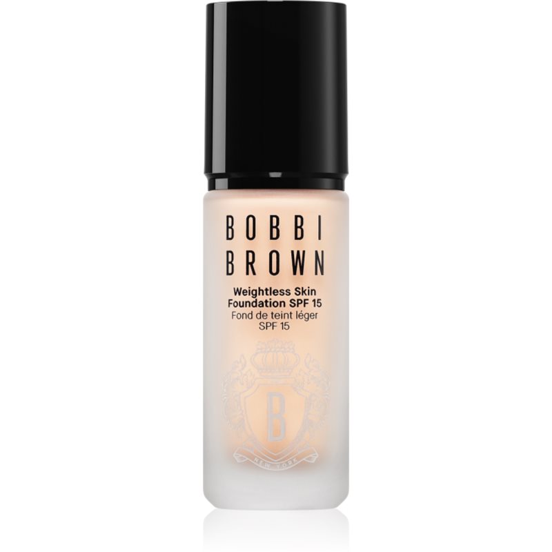 Bobbi Brown Weightless Skin Foundation SPF 15 Mini tartós matt alapozó hidratáló hatással árnyalat Porcelain 13 ml-Ár