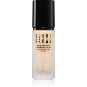 Bobbi Brown Weightless Skin Foundation SPF 15 Mini tartós matt alapozó hidratáló hatással árnyalat Warm Ivory 13 ml-Ár