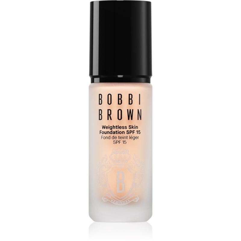 Bobbi Brown Weightless Skin Foundation SPF 15 Mini tartós matt alapozó hidratáló hatással árnyalat Warm Porcelain 13 ml-Ár